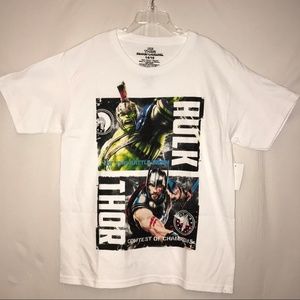 NWT Marvel Hulk and Thor Boys T-Shirt Size 14/16